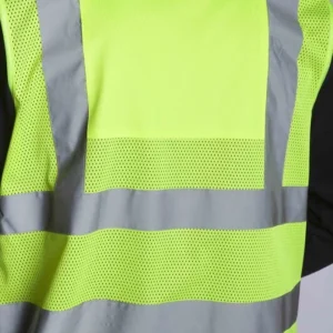 Γιλέκο υψηλής ευκρίνειας με φερμουάρ και τσέπες Γιλέκο υψηλής ευκρίνειας με φερμουάρ και τσέπες