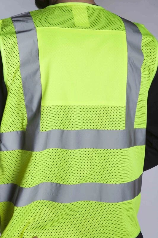 Γιλέκο υψηλής ευκρίνειας με φερμουάρ και τσέπες Γιλέκο υψηλής ευκρίνειας με φερμουάρ και τσέπες