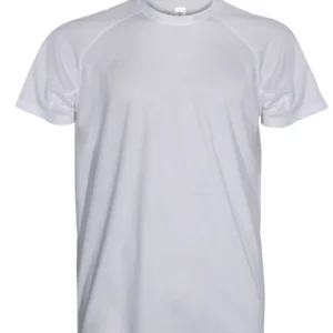 Μπλουζάκι παιδικό πικέ dry fit WHITE