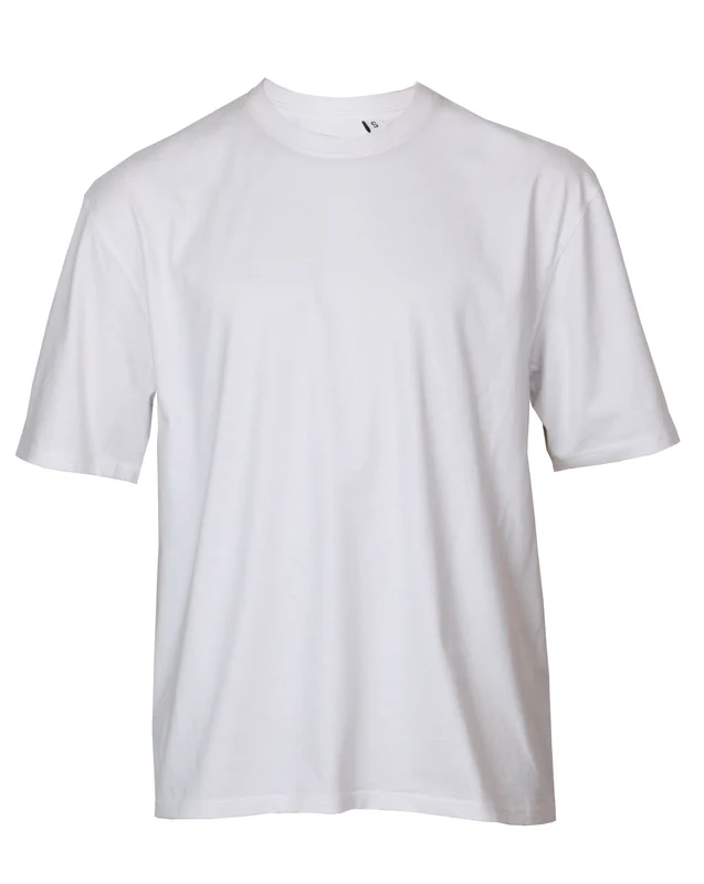 Ανδρικό μπλουζάκι με χαλαρή εφαρμογή 250gr WHITE