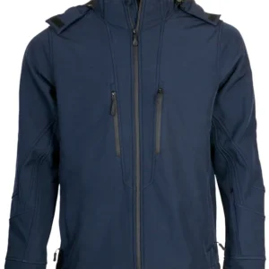 Μπουφάν softshell sport  3 layers  με κουκούλα