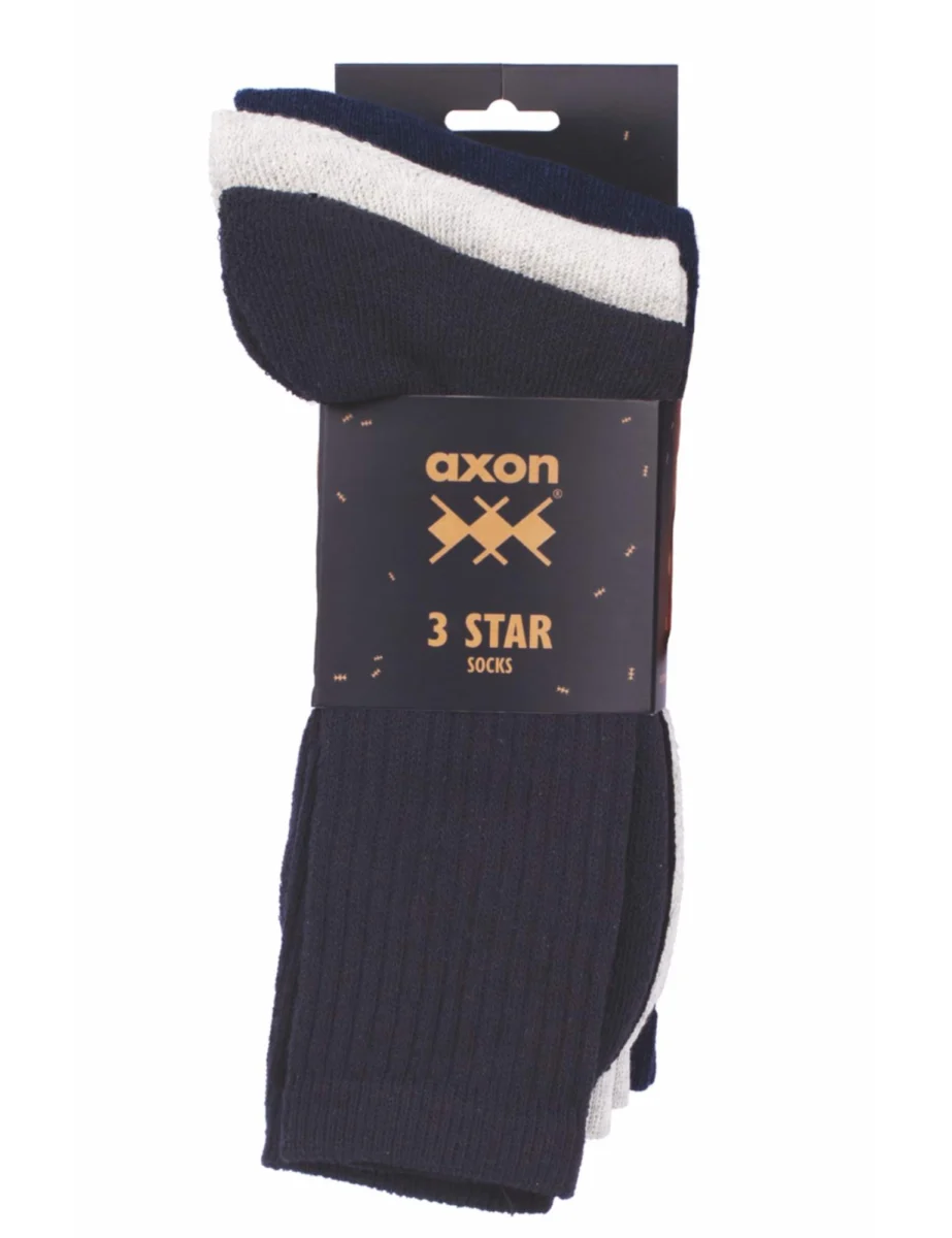 Κάλτσες 3-STAR Tricolore BLACK/NAVY BLUE/LIGHT GREY
