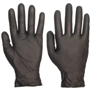 Γάντια μιας χρήσης NITRILE BLACK PF