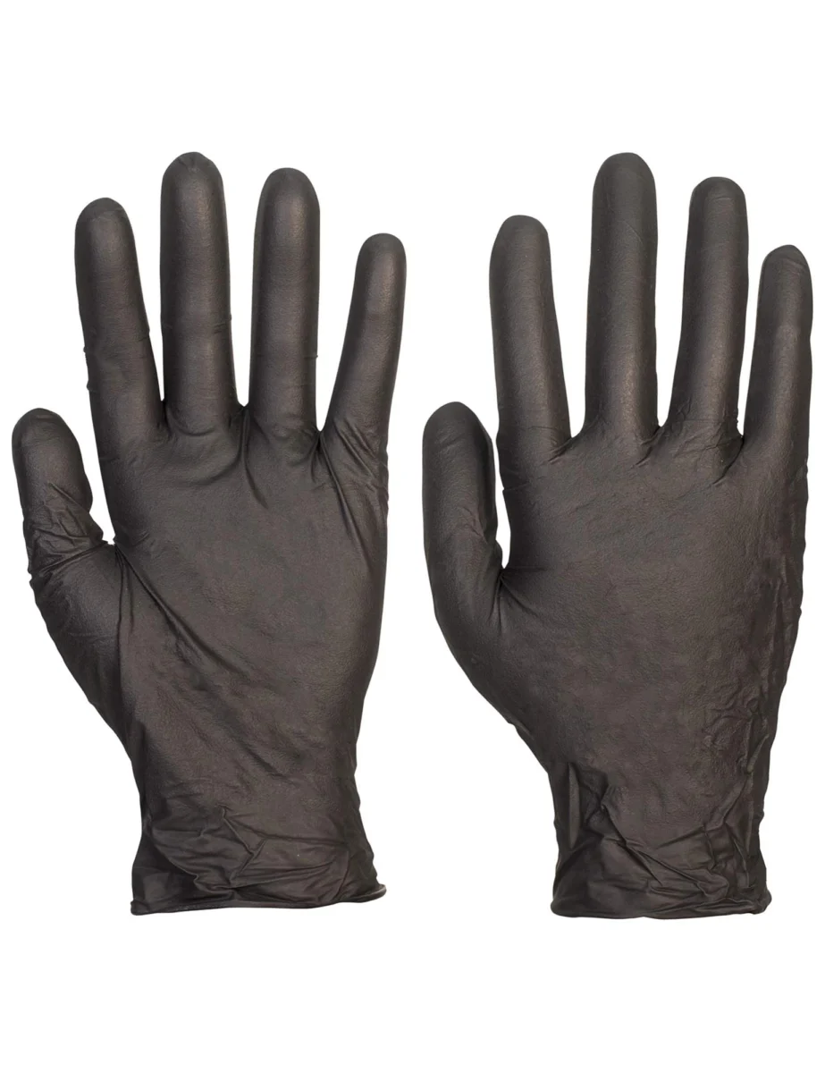 Γάντια μιας χρήσης NITRILE BLACK PF Γάντια μιας χρήσης NITRILE BLACK PF
