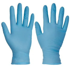 Γάντια μιας χρήσης NITRILE BLUE PF