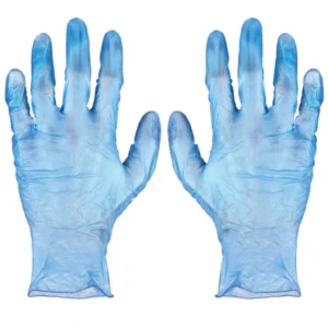 Γάντια μιας χρήσης VINYL BLUE PF