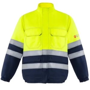 Σακάκι πολλαπλής προστασίας SHIELD-V RED/FLUOR YELLOW
