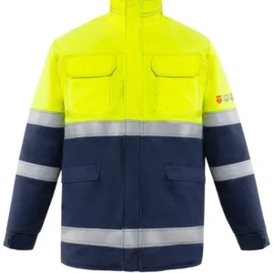 Τζάκετ Parka πολλαπλής προστασίας SHIELD-V RED/FLUOR YELLOW